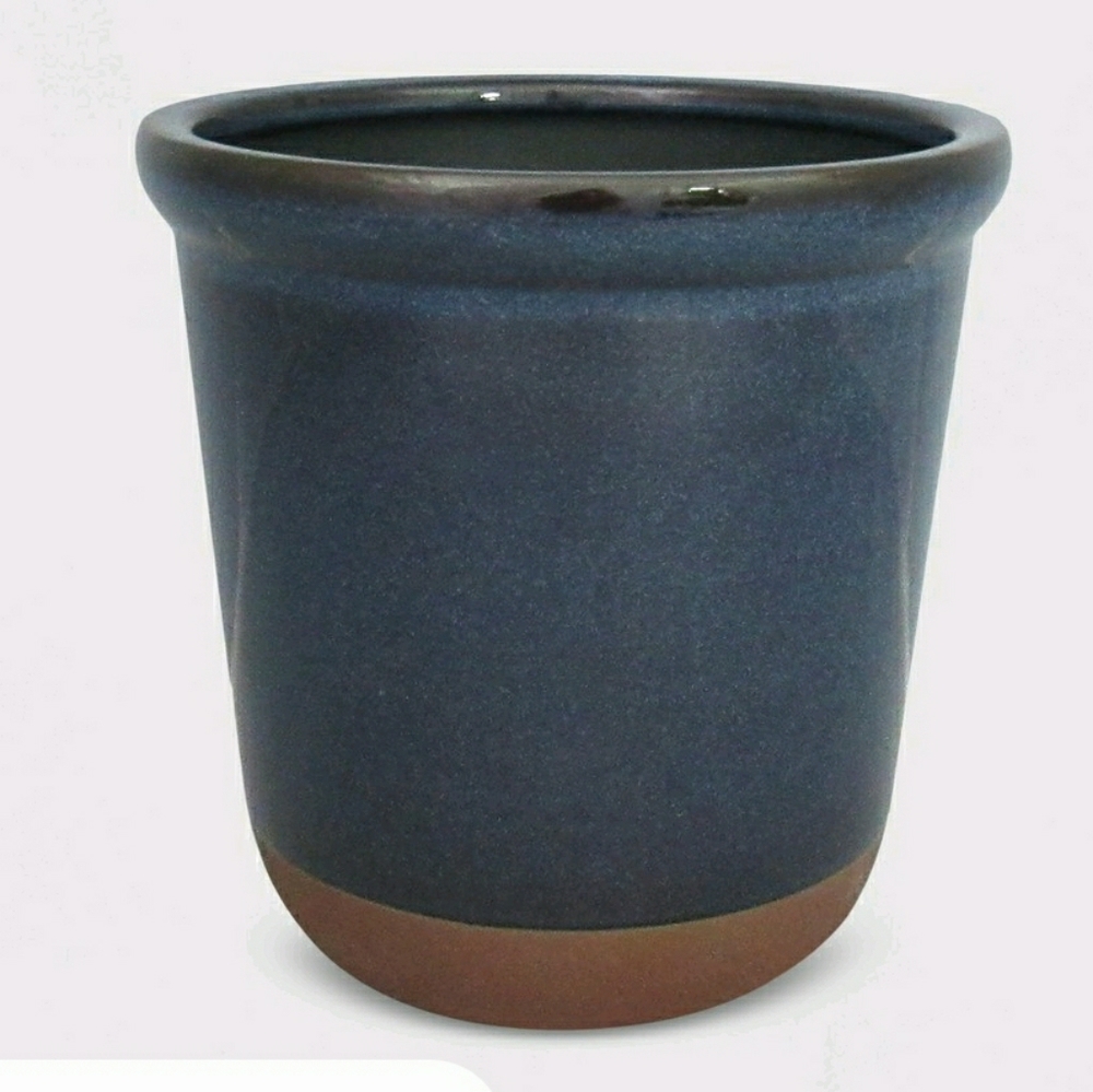 8" Dual Reactive Glaze Planter Blue - Threshold ™